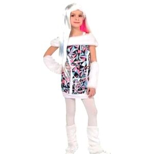 Monster High Abbey Bominable Girls Costume new!